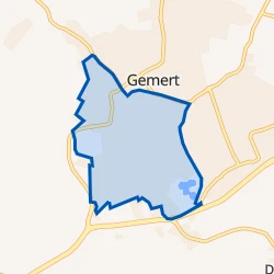 Kaart van Gemert-Centrum