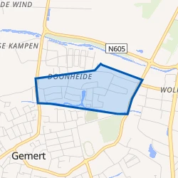 Kaart van Doonheide