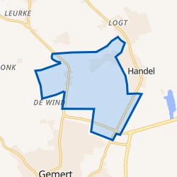 Kaart van Verspreide huizen Verreheide