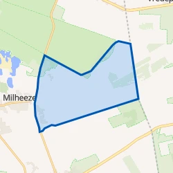 Kaart van Verspreide huizen Groote Peel