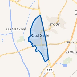 Kaart van Oud Gastel