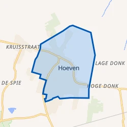 Kaart van Hoeven