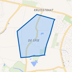 Kaart van Achter 't Hof