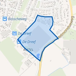 Kaartje van Bedrijventerrein Duivenakker