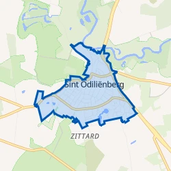 Kaart van Sint Odiliënberg