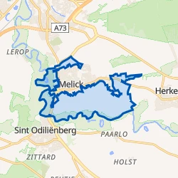 Kaartje van Buitengebied Melick