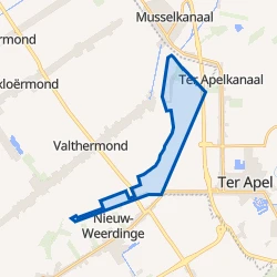 Kaart van 2e Valthermond