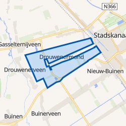 Kaartje van Drouwenermond Buitengebied