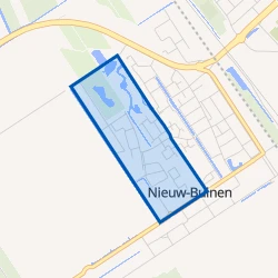 Kaart van Parklaan west