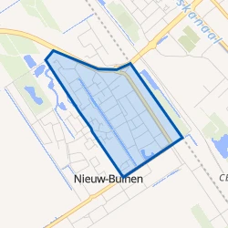 Kaart van Parklaan Oost