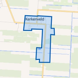 Kaart van Kerkenveld