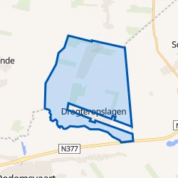 Kaart van Verspreide huizen Drogteropslagen