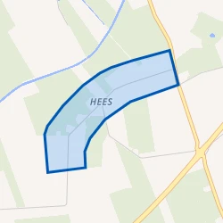 Kaart van Hees
