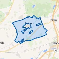 Kaart van Verspreide huizen Ruinen
