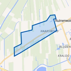 Kaart van Haakswold