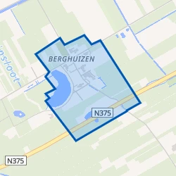 Kaart van Berghuizen