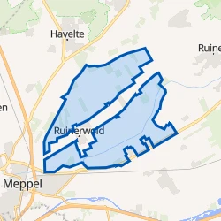Kaart van Ruinerwold-Buiten