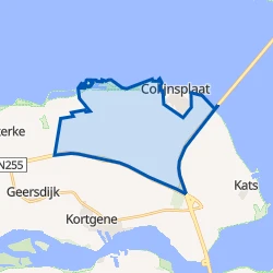 Kaart van Verspreide huizen Colijnsplaat
