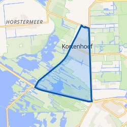 Kaart van Rade, Oranjebuurt, Munniksveen en omgeving