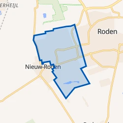 Kaart van Roden West