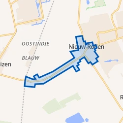 Kaart van Nieuw-Roden