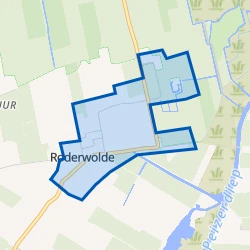 Kaart van Roderwolde
