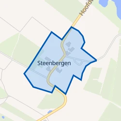 Kaart van Steenbergen