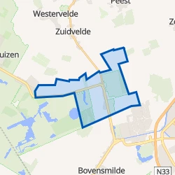 Kaart van Verspreide huizen Huis ter Heide