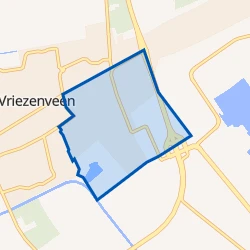 Kaart van Vriezenveen-Centrum