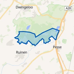 Kaart van Dwingelderveld
