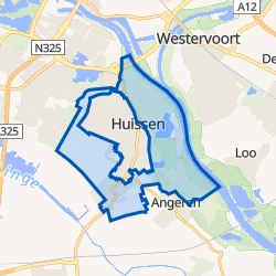 Kaart van Buitengebied Huissen