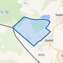 Kaartje van Verspreide huizen Gastelse Hei