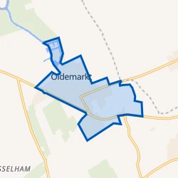 Kaart van Oldemarkt