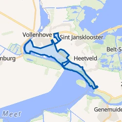 Kaart van Verspreide huizen Vollenhove