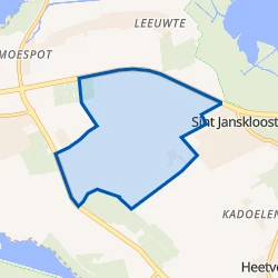 Kaart van Verspreide huizen Sint Jansklooster