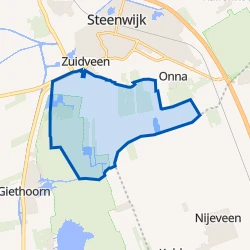 Kaartje van Buitengebied Zuidveen