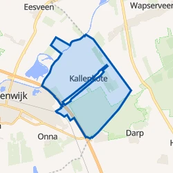 Kaartje van Buitengebied Kallenkote