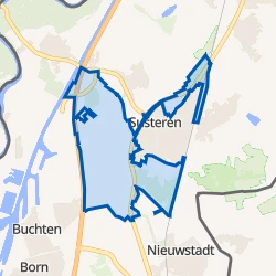 Kaart van Verspreide huizen Susteren