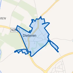 Kaart van Dieteren