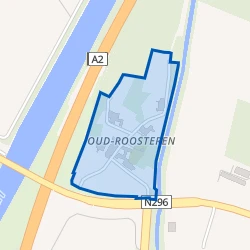 Kaart van Oud-Roosteren