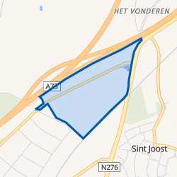 Kaartje van Businesspark Midden-Limburg