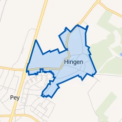 Kaart van Hingen