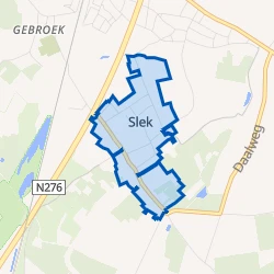 Kaart van Slek
