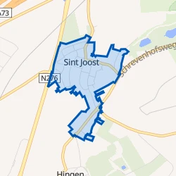 Kaart van Sint Joost