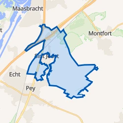 Kaart van Verspreide huizen Sint Joost