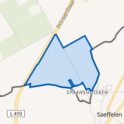 Kaartje van Buitengebied Spaanshuisken