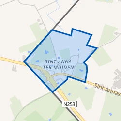 Kaartje van Sint Anna ter Muiden