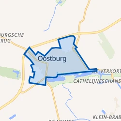 Kaart van Oostburg