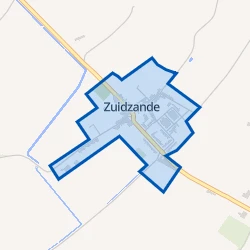 Kaart van Zuidzande