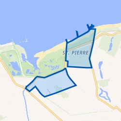 Kaartje van Nieuwvliet-Bad-Oost en -West